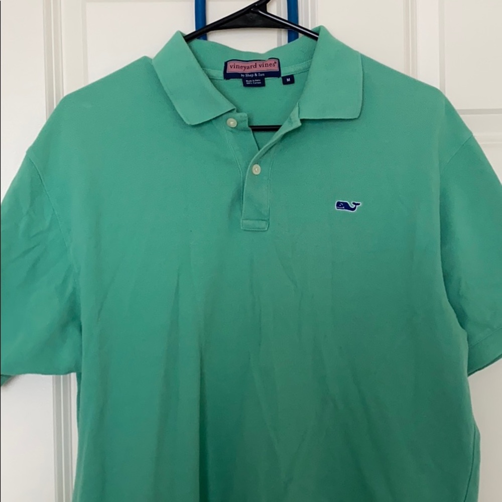 Vineyard Vines  green polo M